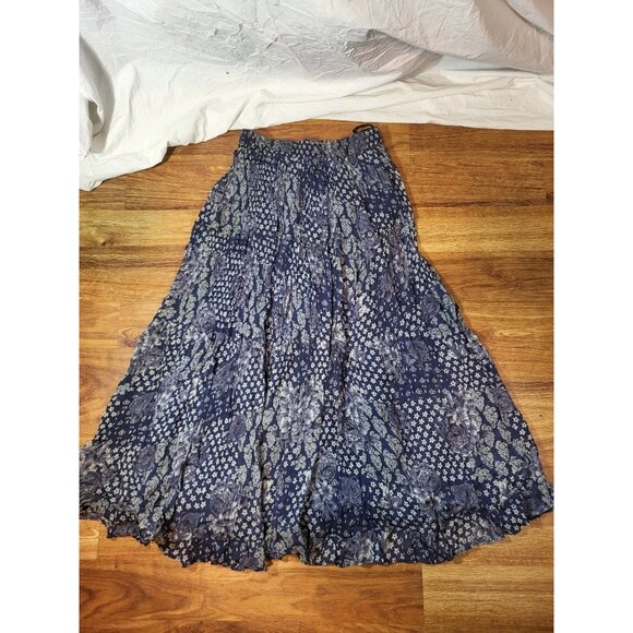 Vintage 90’s Retro Star of India Skirt Bohemian Flowy Maxi Size L - Picture 1 of 13
